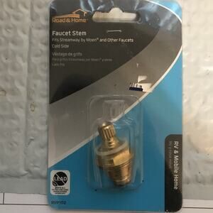 Road & Home Brass and Plastic Faucet Stem for RV Mobile House Faucet/Tub/Shower